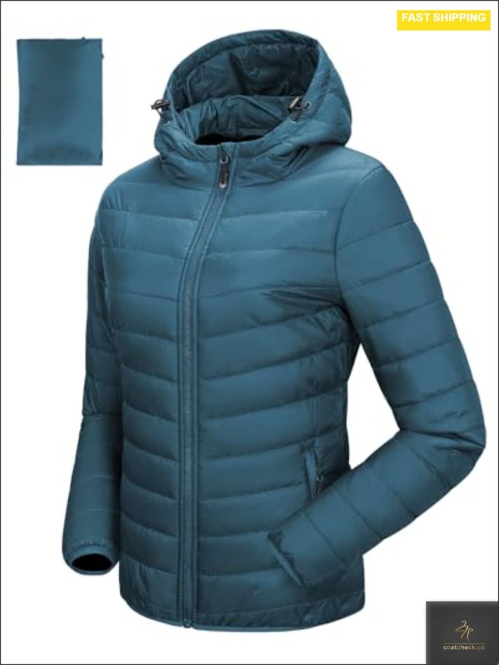 Women's Packable Lightweight Hooded Puffer Jacket Quilted Winter Coat